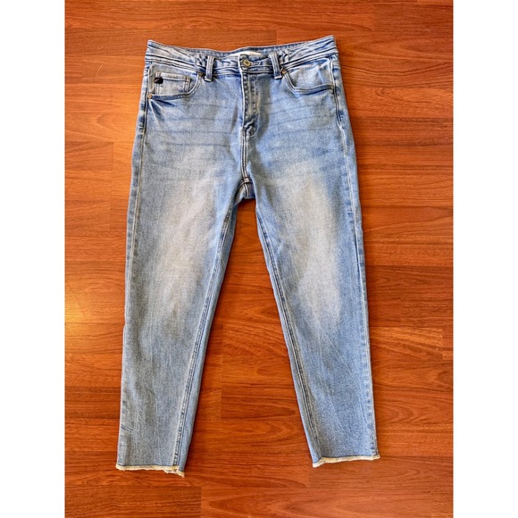 KanCan Denim - KanCan Maurices Womens Light Wash Raw Hem Skinny Jeans Size 29